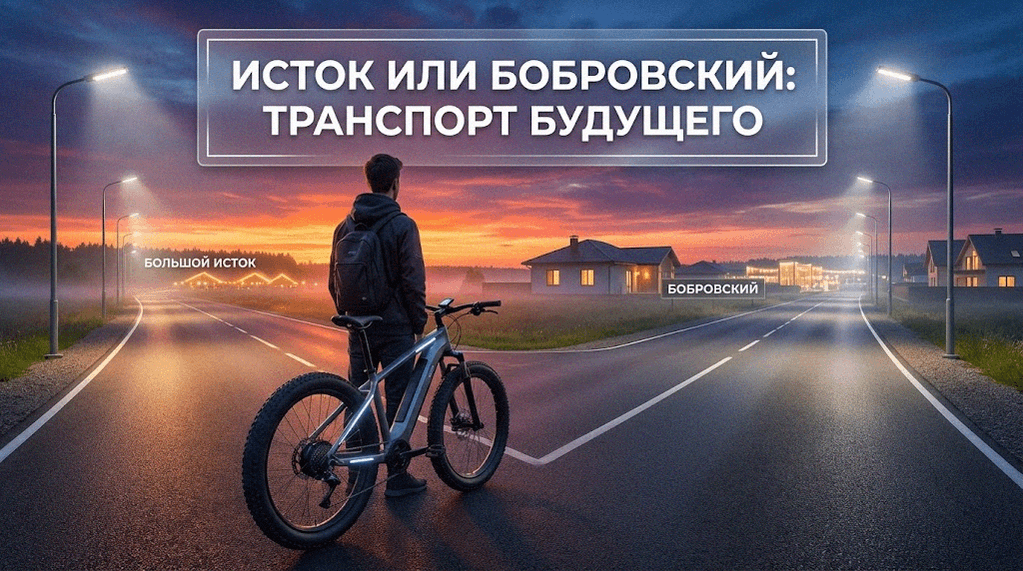 Сравнение транспортной сети и развития инфраструктуры поселков Большой Исток и Бобровский на 2026 год