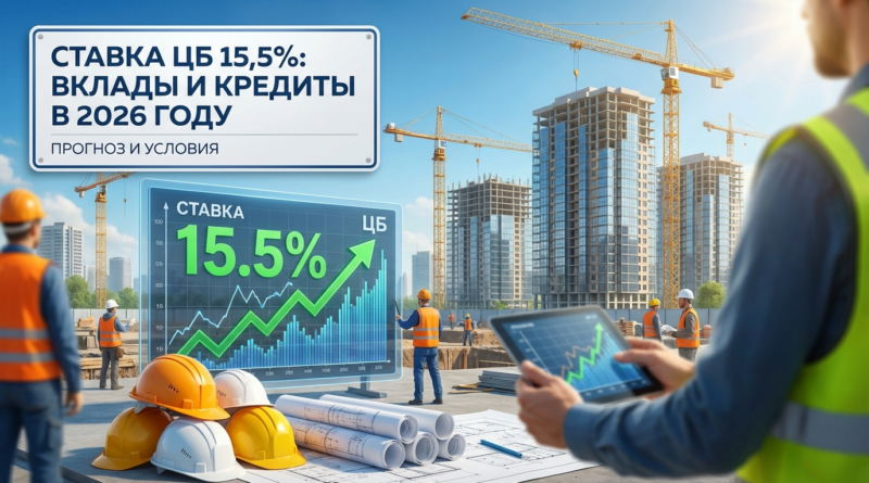 График снижения ключевой ставки ЦБ до 15,5 процентов и прогноз на 2026 год