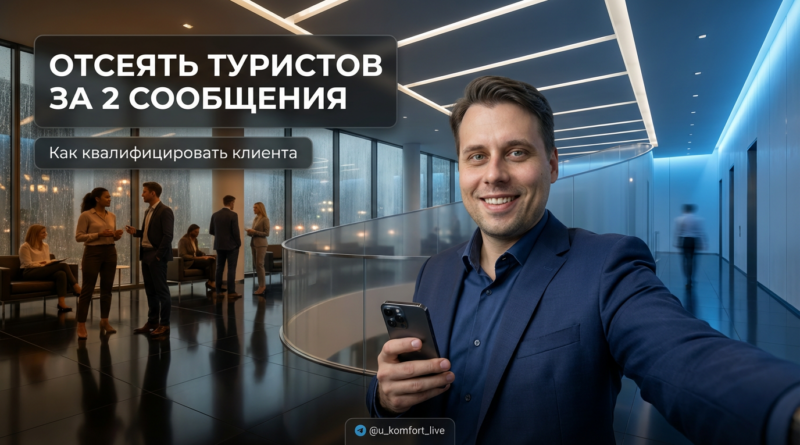 Методика квалификации клиента и отсева нецелевых лидов за два сообщения