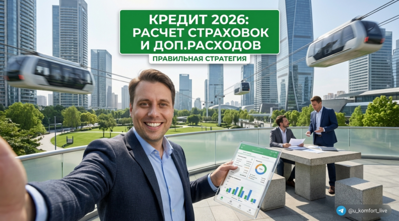 Калькулятор, деньги и документы для расчета полной стоимости кредита со страховкой в 2026 году
