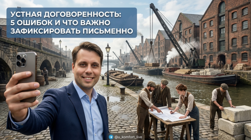 Сравнение устной договоренности и письменного контракта, иллюстрация 5 главных ошибок