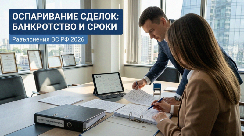 Оспаривание сделок с недвижимостью при банкротстве и сроки исковой давности разъяснения Верховного Суда