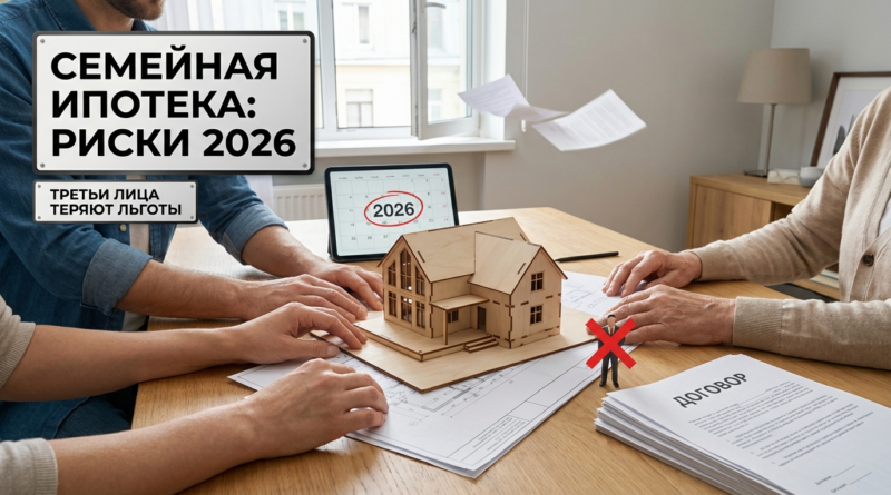 Семейная ипотека в Совкомбанке с участием третьих лиц в 2026 году