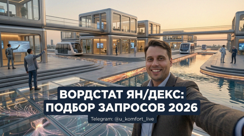 Пошаговый подбор ключевых слов в Яндекс Вордстат 2026