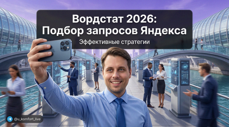 Интерфейс сервиса Яндекс Вордстат для анализа ключевых слов и статистики запросов