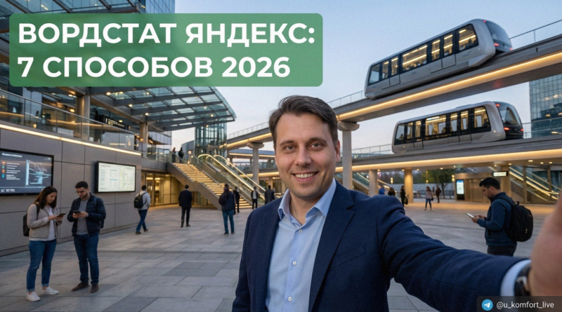 Инфографика: 7 способов собрать ключевые слова через Яндекс Вордстат в 2026 году